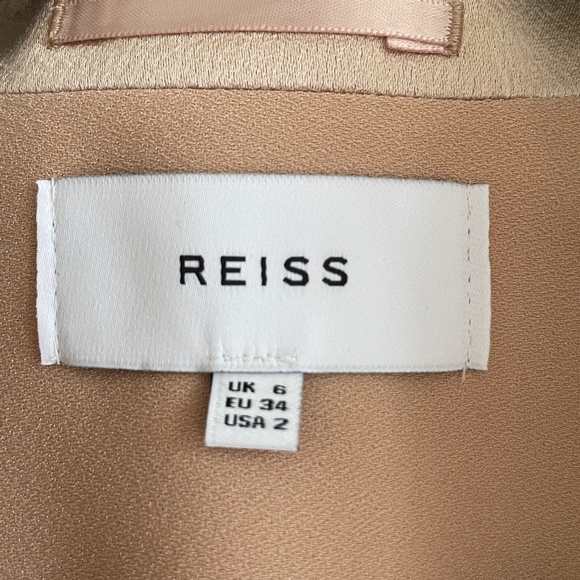 Reiss Nude Beige Blazer Size 2 Never Worn - Picture 3 of 6
